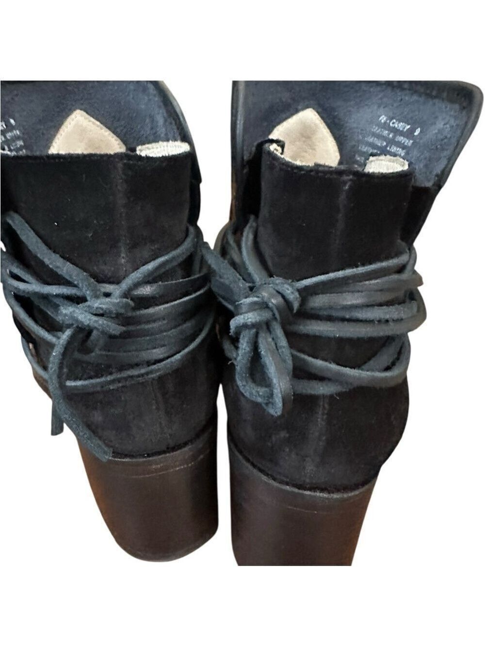 Freebird Black Casey Booties Distressed Leather Size 9 Fits like an 8.5 EUC - Picture 9 of 12